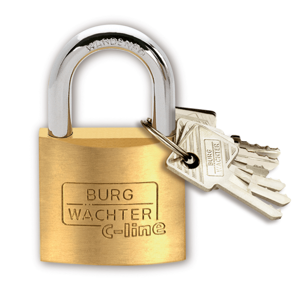 Oferte la Lacat din alama, Burg Wachter 222 C-Line, l 40mm, 6 chei
