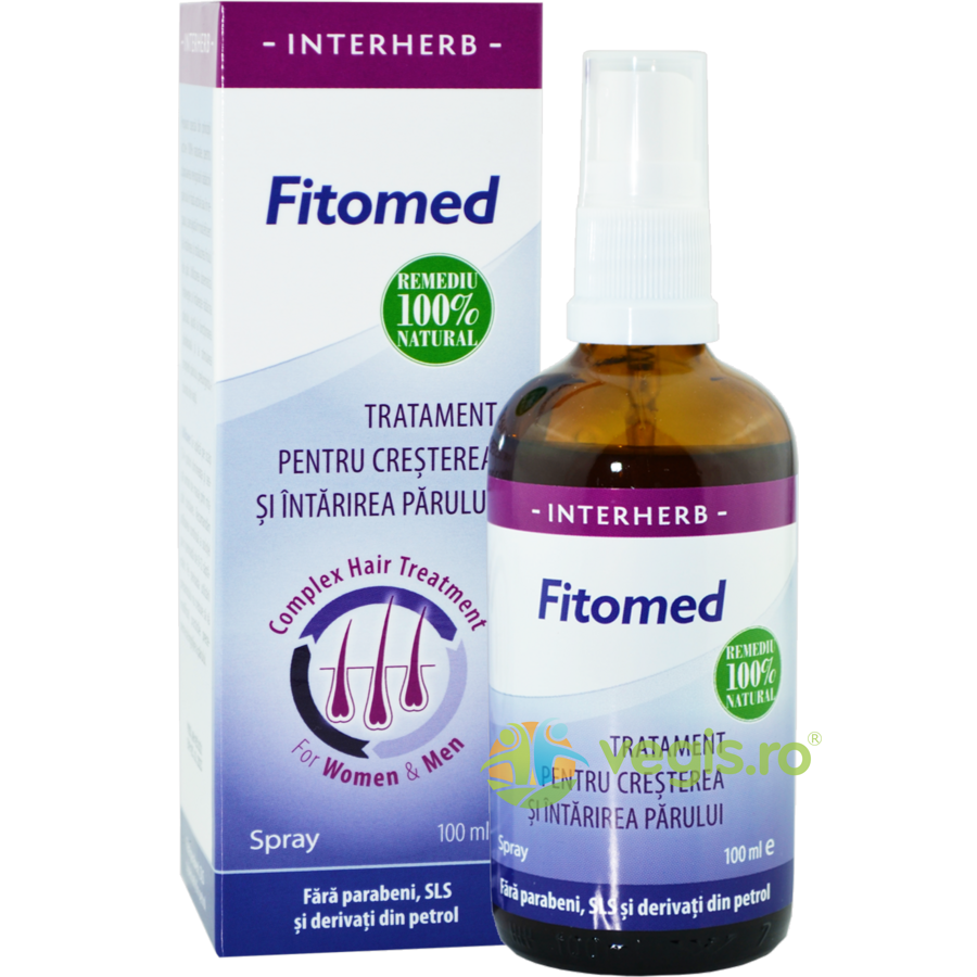 Oferte la Fitomed Spray Tratament pentru Cresterea si Intarirea Parului 100ml