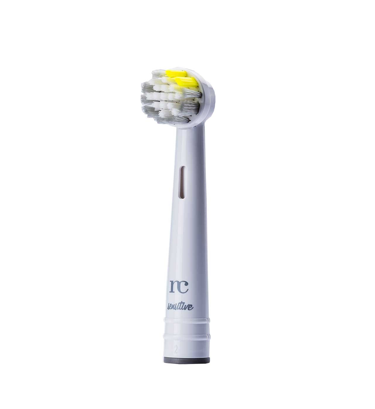 Capăt / Rezervă universală periuță de dinți electrică rotativă, peri cu argint, NovaCare, culoare galben