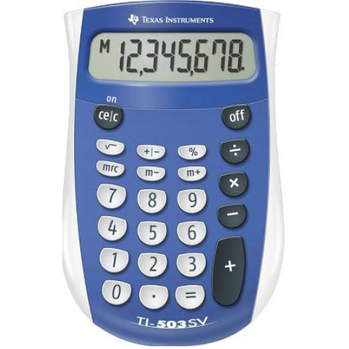 Oferte la Calculator de Birou TI-503 SV (TI000946) 8 Cifre Albastru
