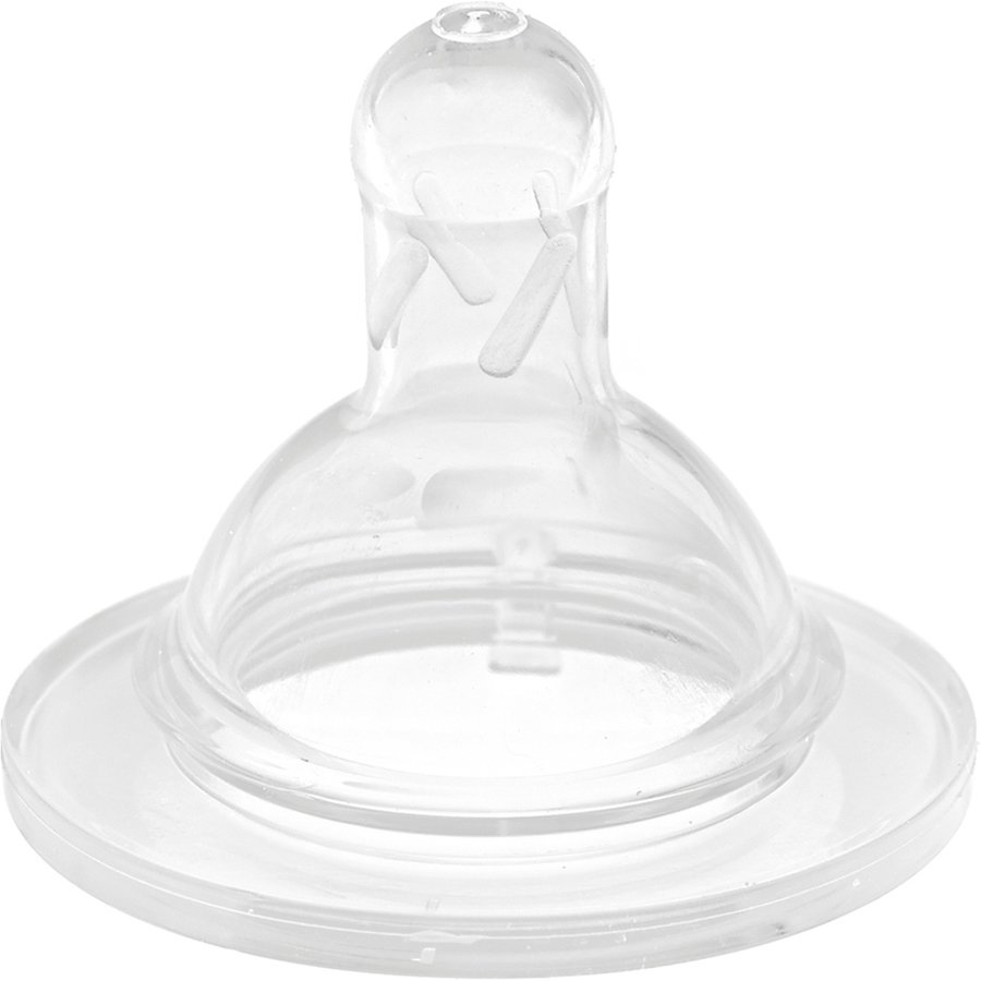 Oferte la Set 2 Tetine Flux Rapid Silicon 6-9 Luni Transparent