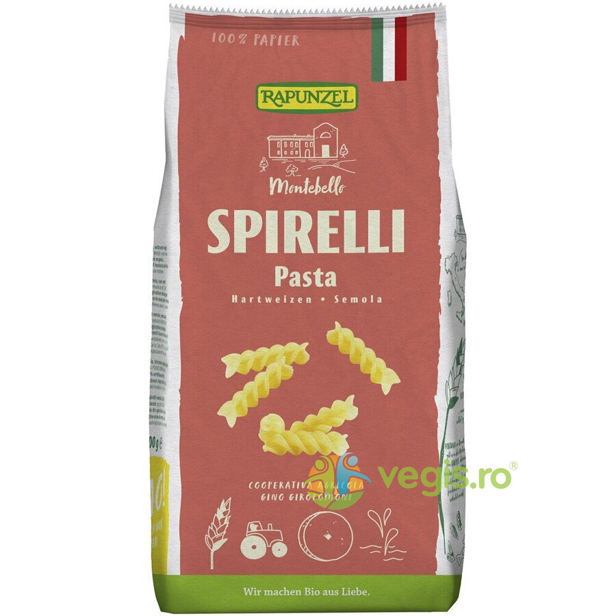 Oferte la Spirale Semola din Grau Dur Ecologice/Bio 500g