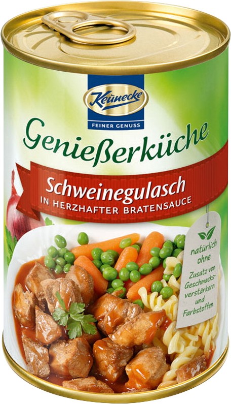 Oferte la Gulas de porc in sos brun, gourmet 400g Keunecke