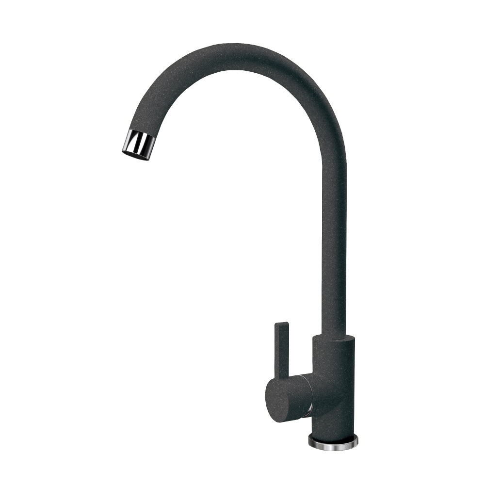Oferte la Baterie bucatarie Dr. Gans Solo mat negru, monojet, cartus ceramic