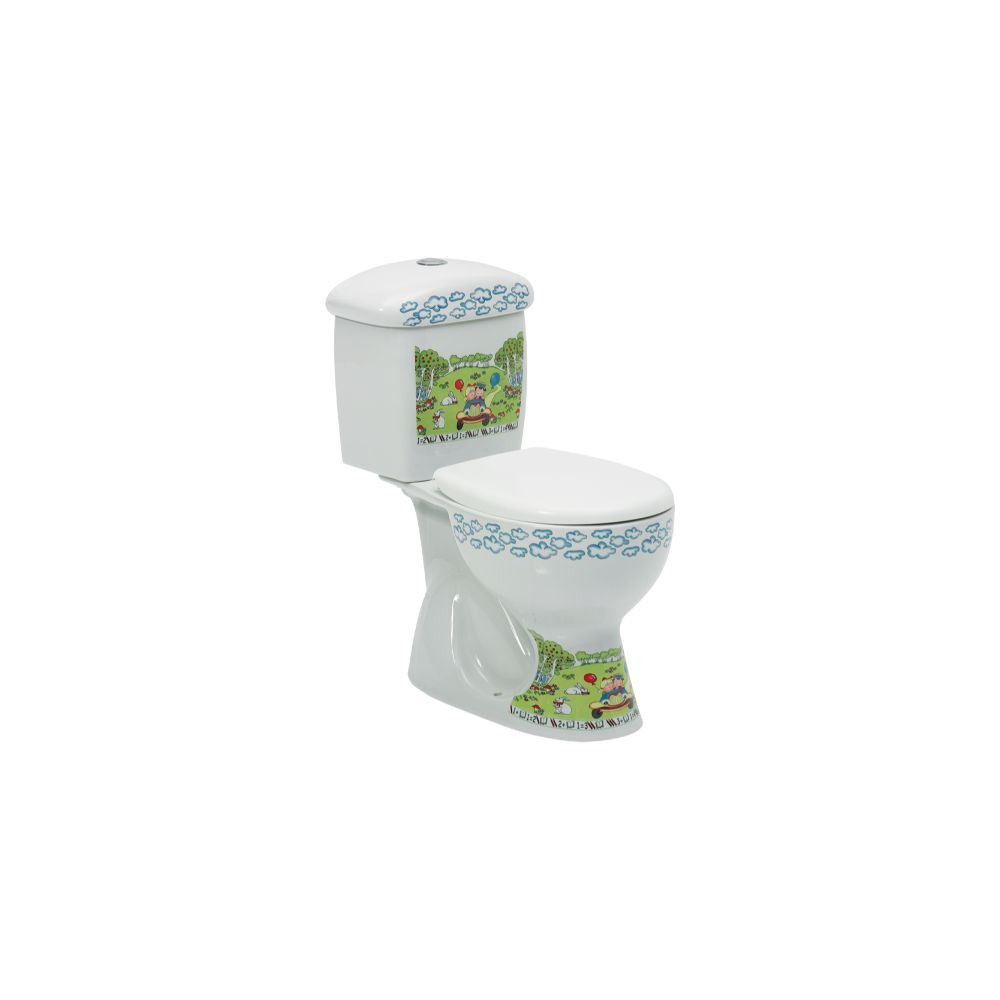 Oferte la Vas WC Turkuaz Menuet, ceramica, evacuare verticala, alb