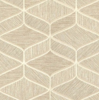 Oferte la Tapet geometric cu nuante de maro  crem si auriu  Delen  cod Z63031