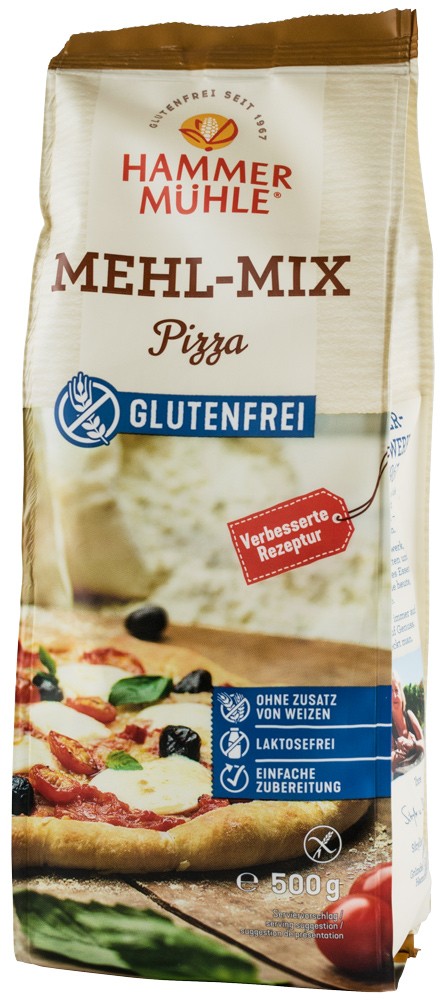 Oferte la Mix de faina pentru pizza, fara gluten, 500g Hammer Muhle