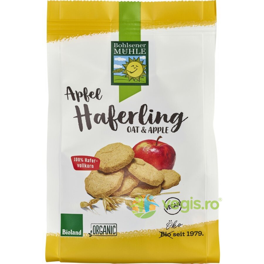 Oferte la Biscuiti din Ovaz cu Mere Ecologici/Bio 125g