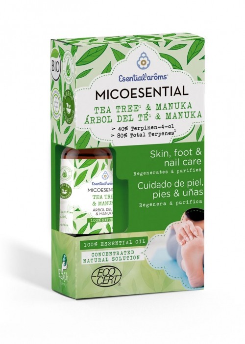 Oferte la Micoesential, ulei esential bio din arbore de ceai si manuka, 10ml, Esentialaroms