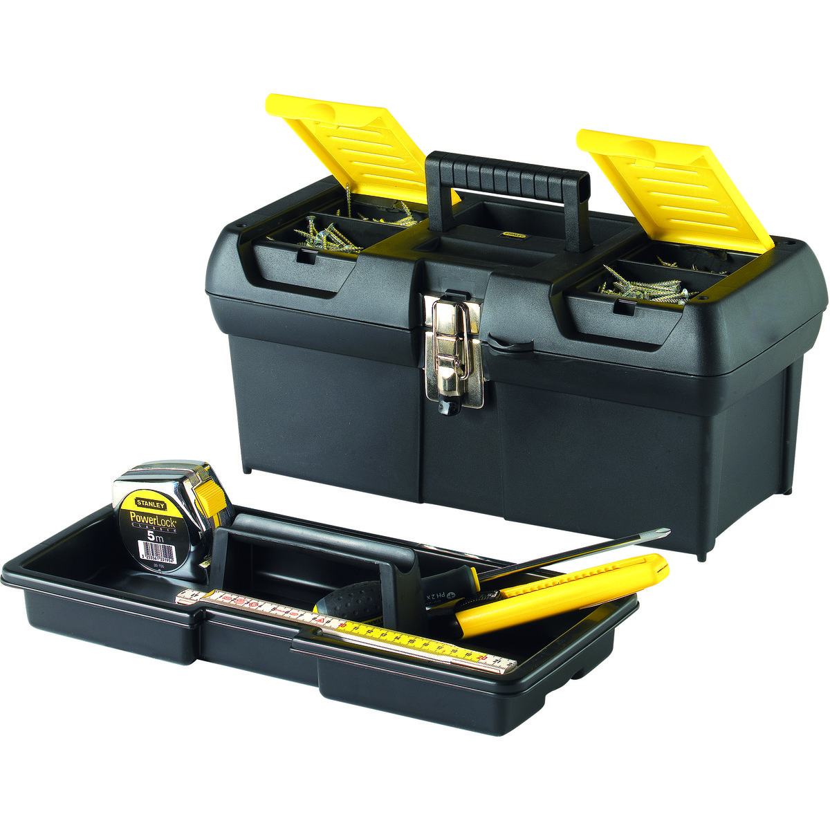 cutie scule Series 2000, cu incuietori metalice si organizator, 32 cm