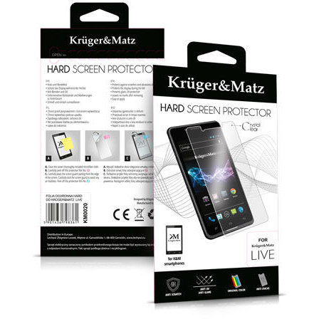 Oferte la FOLIE PROTECTIE HARD KRUGER&MATZ LIVE