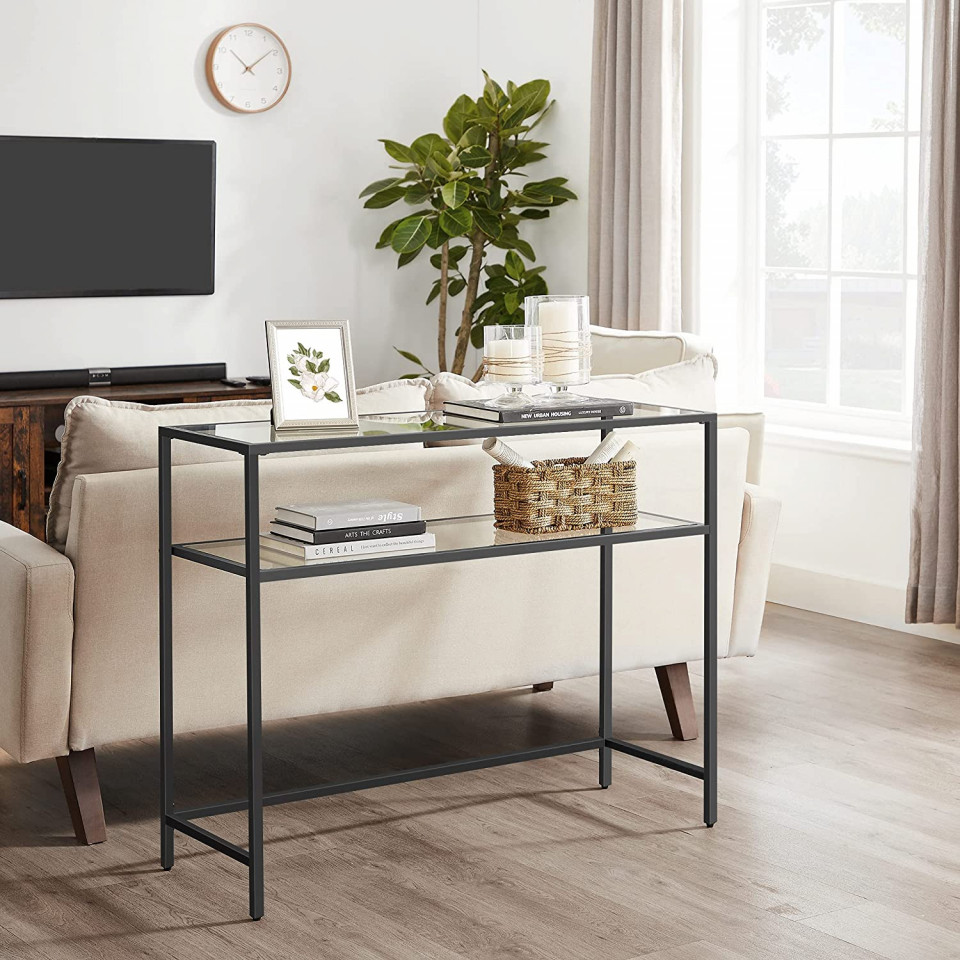 Oferte la MAN1 - Consola 100x35x80 cm, Masa de toaleta cosmetica machiaj masuta vanity - Meagra