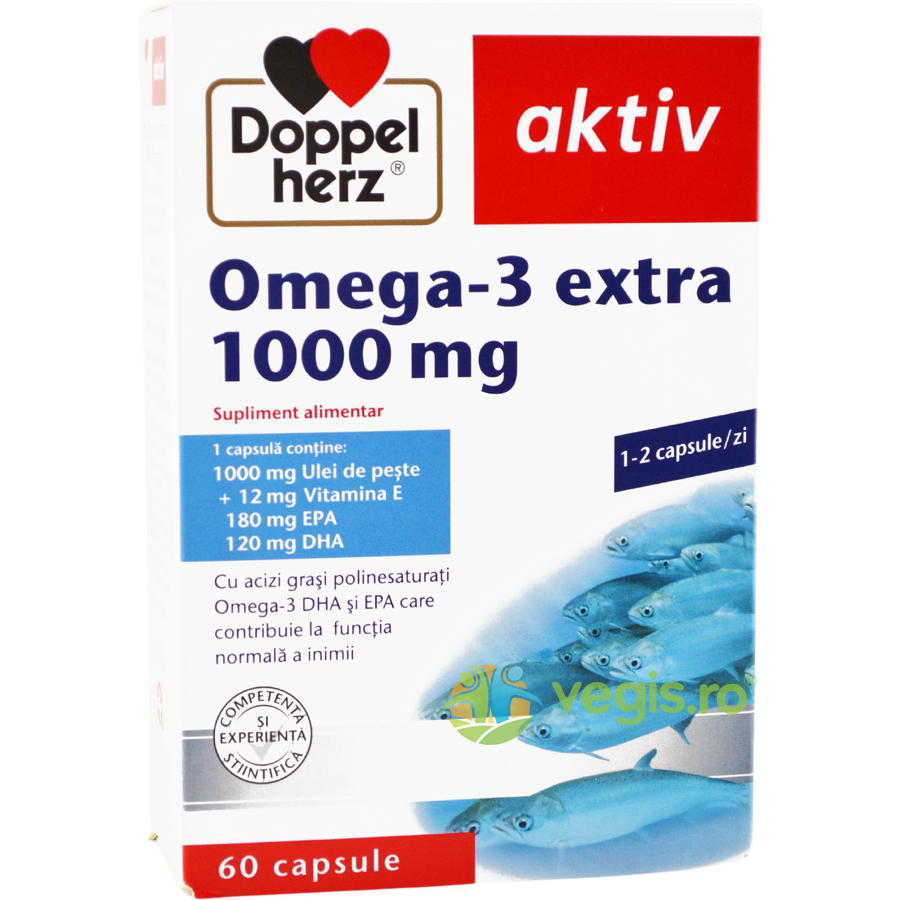 Oferte la Omega-3 Extra 1000mg Aktiv 60cps