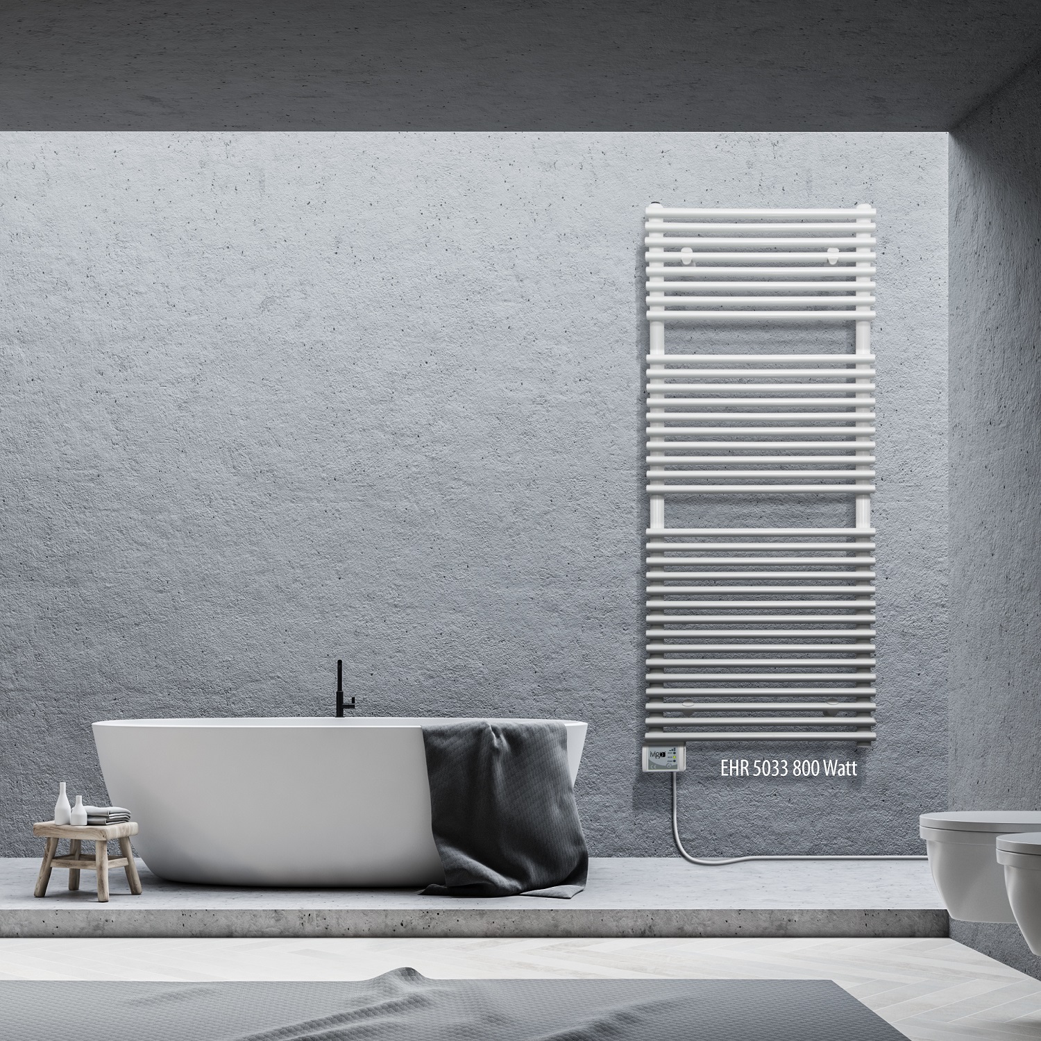 Oferte la Radiator (calorifer) baie portprosop electric iVigo EHR 5023 600 W 500x1250 mm culoare alb