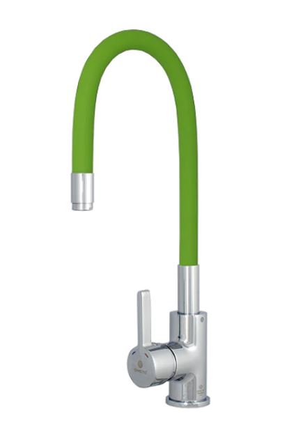 Oferte la Baterie bucatarie pipa flexibila VERDE ERMETIQ ER-A208V