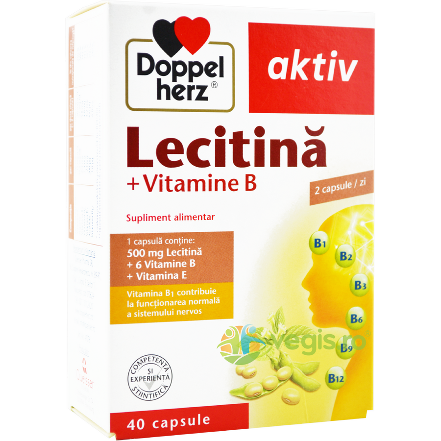 Oferte la Lecitina 500mg + Vitaminele B si E 40cps