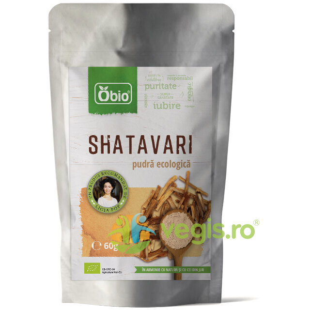 Oferte la Shatavari Pulbere Raw Ecologica/Bio 60g