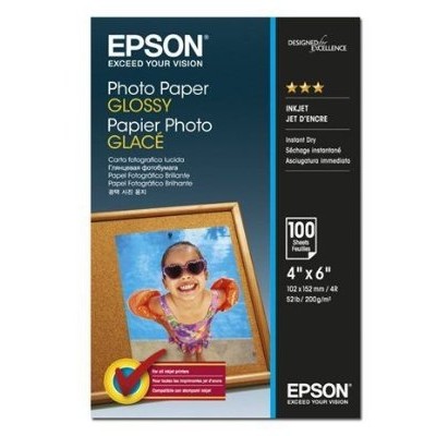 Hartie foto Paper Glossy C13S042548 10x15cm, 100 coli, 200g/m2