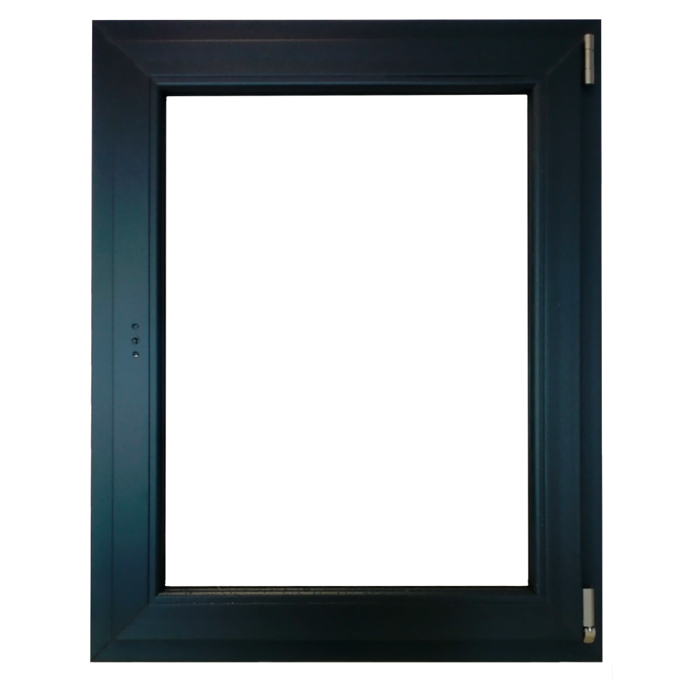 Oferte la Fereastra PVC Aluplast, 5 camere, deschidere dreapta oscilobatant, gri antracit, 80 x 100 cm