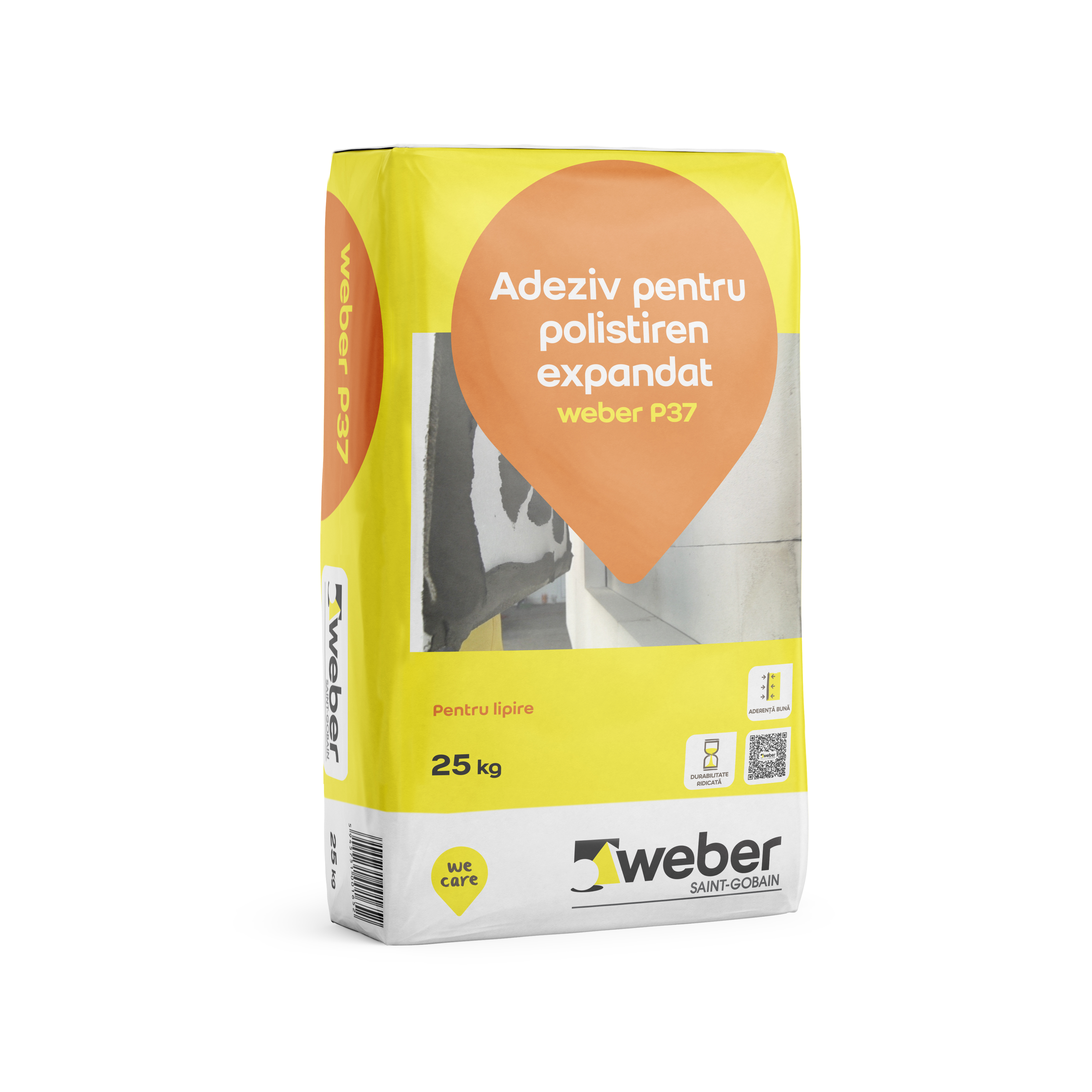 Oferte la Adeziv polistiren expandat Weber P37, exterior, 25 kg