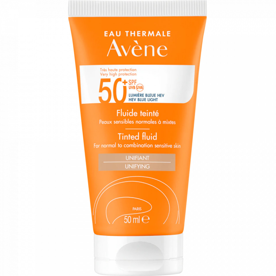 Oferte la Fluid nuantator cu protectie solara pentru piele normala si mixta Avene SPF 50+ TRIASORB, 50 ml