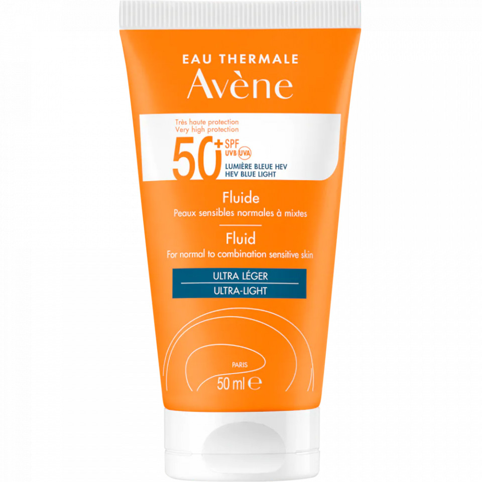 Oferte la Fluid cu protectie solara pentru piele normala si mixta Avene SPF 50+ TRIASORB, 50 ml