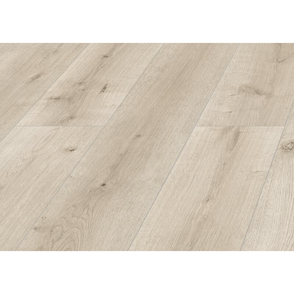 Oferte la Parchet laminat 8 mm Swiss Krono Exclusive Stejar Saragossa 4558, nuanta deschisa, clasa de trafic 32, click, 1380 x 193 mm