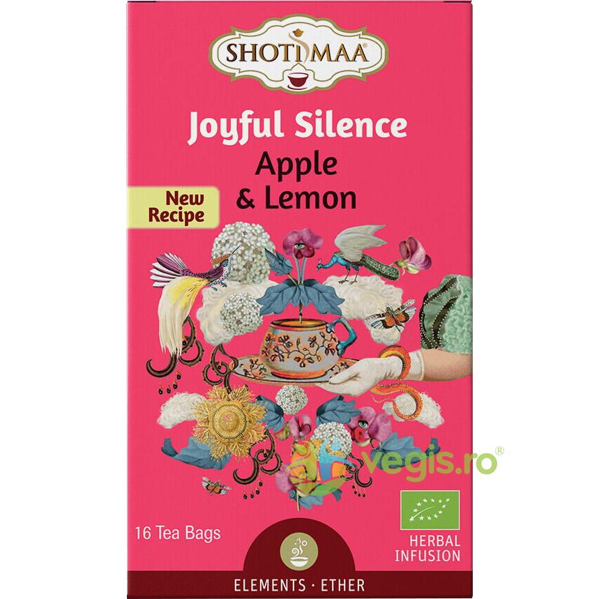 Oferte la Ceai cu Mar si Lamaie Elements Joyful Silence Ecologic/Bio 16dz