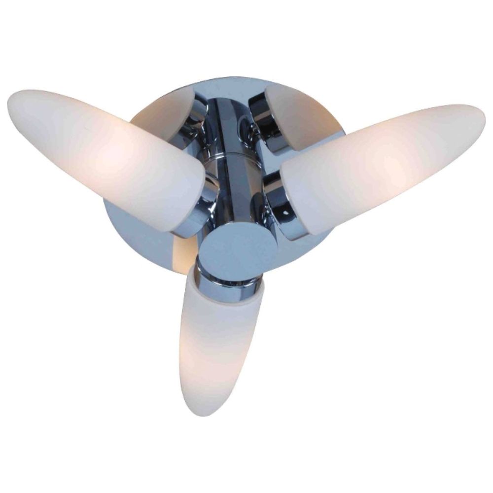 Oferte la Aplica pentru baie HL893, metal,  3 x 40 W, E14, alb, 411 mm