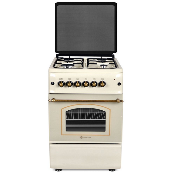 Oferte la Aragaz rustic Verona Retro 50/55 Beige gaz 4 arzatoare