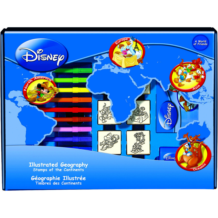 Oferte la Set educativ cu stampile MP1938 Geografia Disney 23 piese