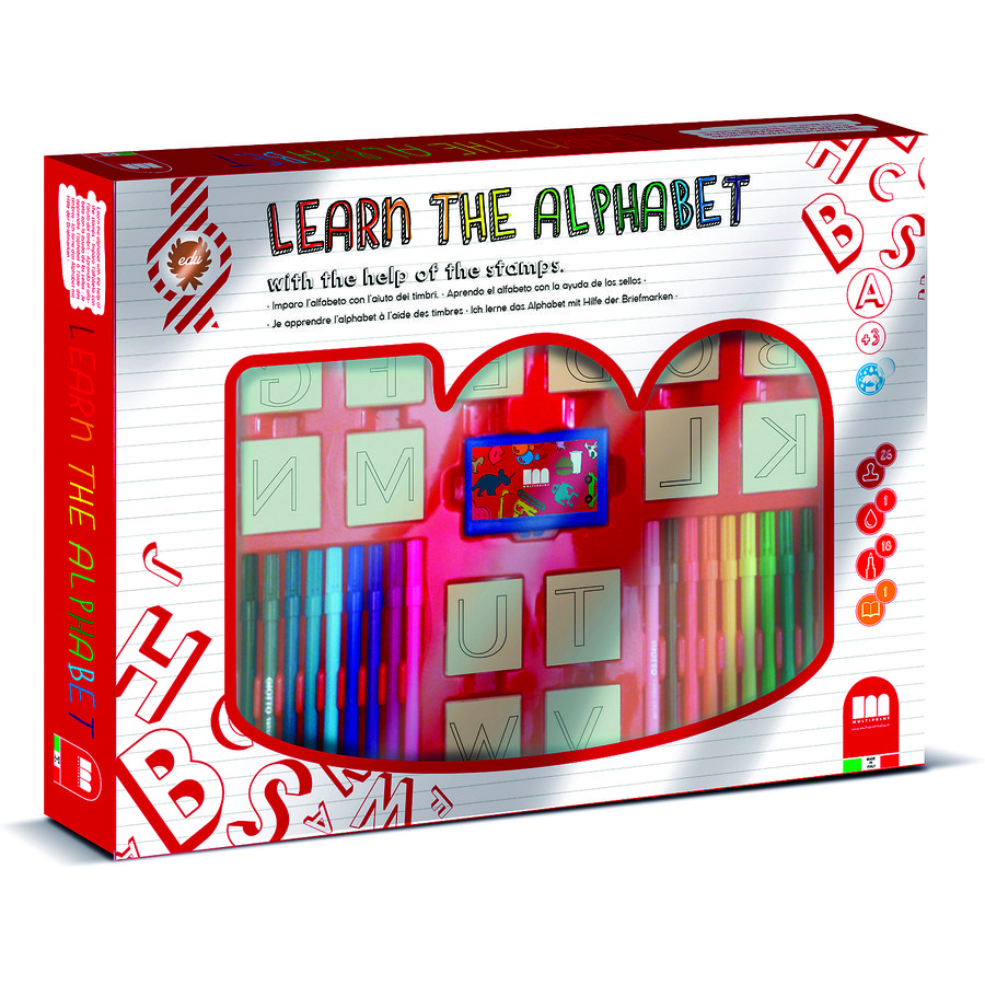 Oferte la Set educativ cu stampile MP1941 Alfabet 46 piese