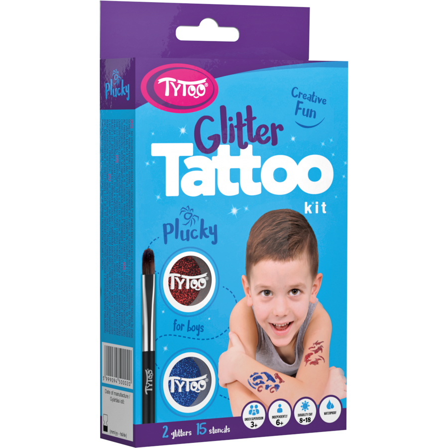 Oferte la Set tatuaje temporare cu sclipici KKCTT2213011 Plucky