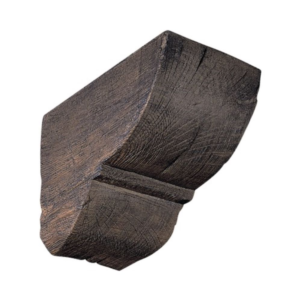 Oferte la Consola decorativa Decosa, poliuretan, stejar inchis, 11 x 12 x 12 cm