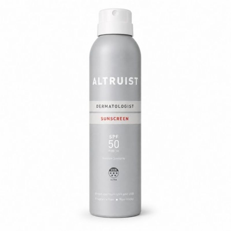 Oferte la Spray invizibil hipoalergenic protectie solara Altruist Dermatologist Sunscreen SPF50, 200 ml