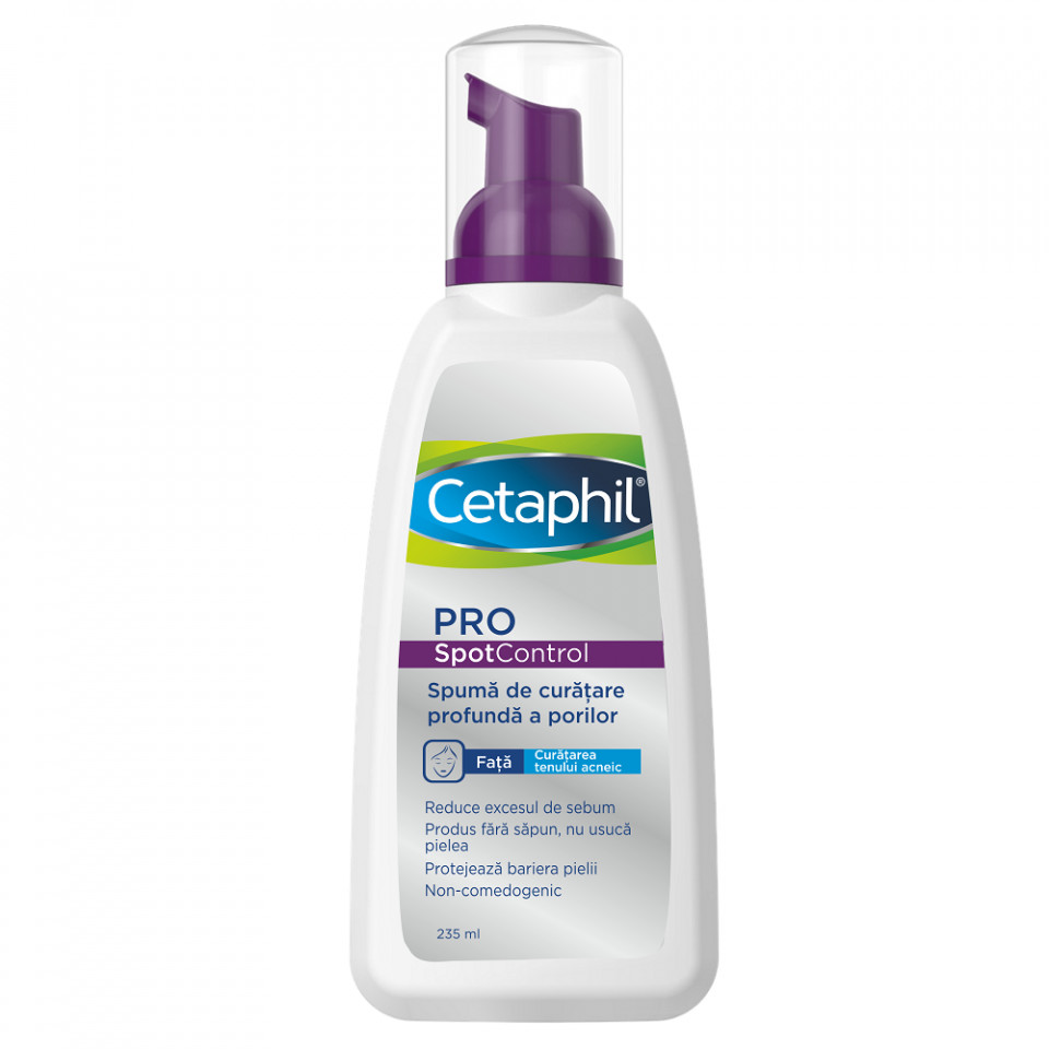 Oferte la Spuma de curatare Cetaphil PRO SpotControl (Concentratie: Spuma de curatare, Gramaj: 235 ml)