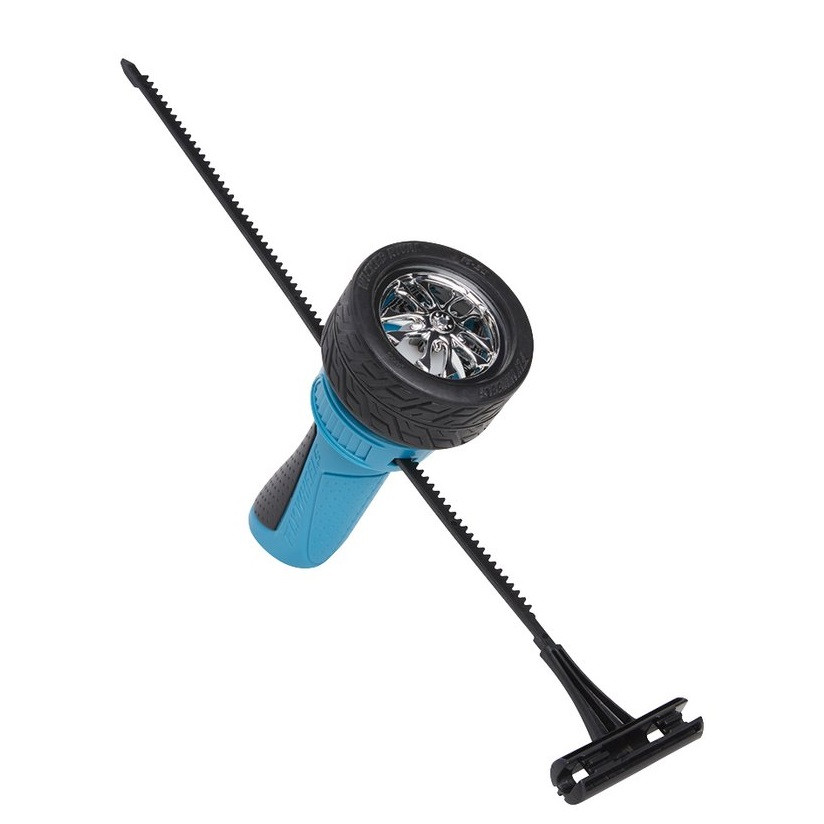 Jucarie Fly Wheels 1 Tyre + Ejector Street Wicked Rival (Culoare produse: Albastru)