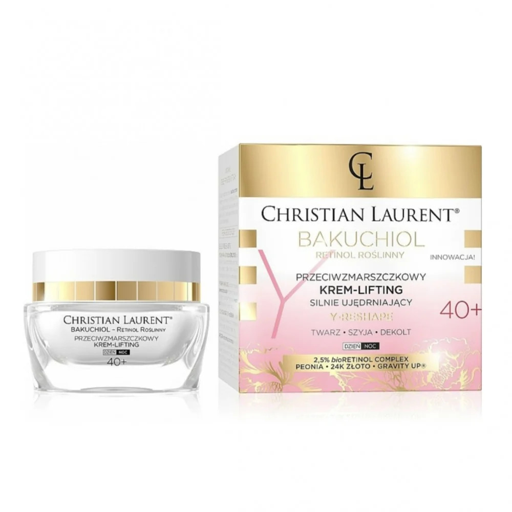Oferte la Crema de fata, Christian Laurent, bioBakuchiol Y-Reshape, Anti-Wrinkle Intensely Firming Cream-Lifting 40+ (Concentratie: Crema, Gramaj: 50 ml)