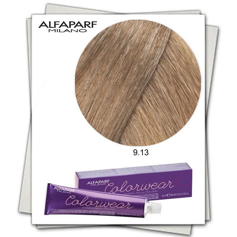 Oferte la Vopsea Fara Amoniac Alfaparf Milano Color Wear (Concentratie: Vopsea permanenta, Gramaj: 60 ml, Culoare vopsea: 9.13 Biondo Chiarissimo Cenere Dorato)