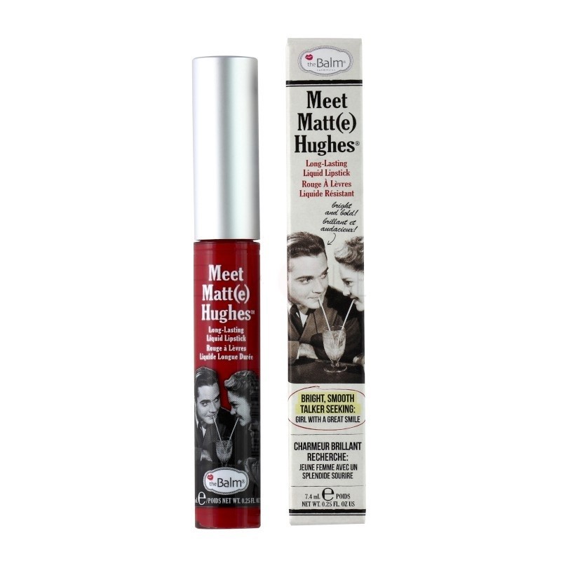 Oferte la Ruj lichid theBalm Meet Matt(e) Hughes (Nuanta Ruj: Devoted, Gramaj: 7,4 ml)
