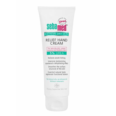 Oferte la Sebamed crema dermatologica pentru maini, piele foarte uscata, cu 5% uree (Concentratie: Crema, Gramaj: 75 ml)