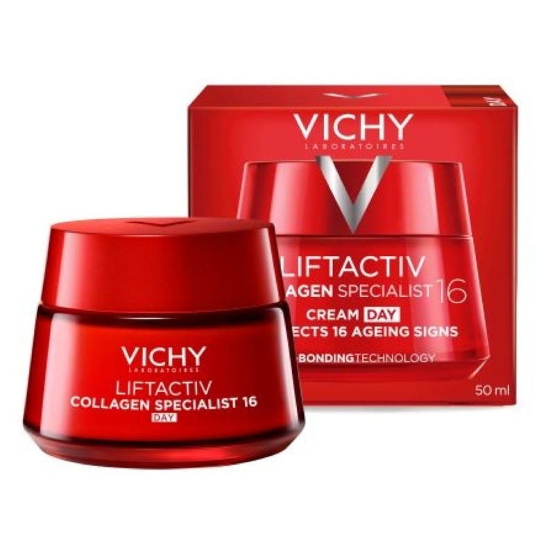 Oferte la Crema de zi antirid pentru toate tipurile de ten Liftactiv Collagen Specialist 16 Vichy, 50 ml (Concentratie: Crema pentru fata, Gramaj: 50 ml)