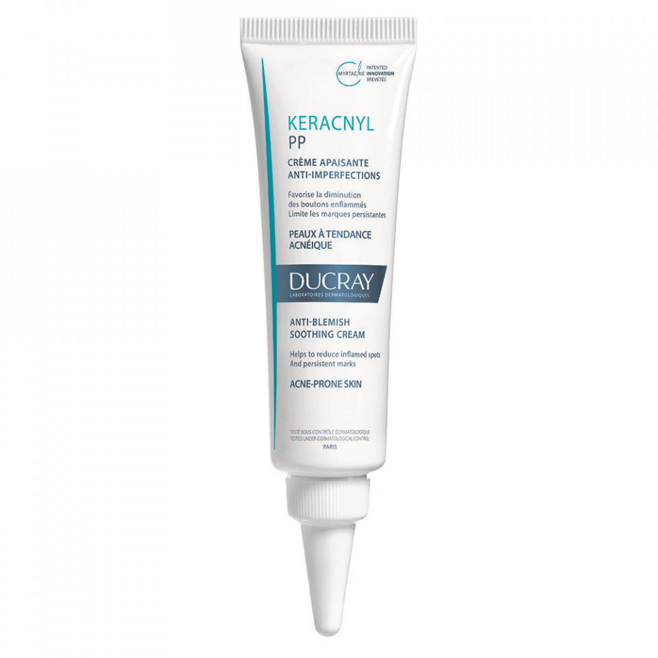 Oferte la Crema calmanta anti-imperfectiuni pentru tenul cu tendinta acneica Keracnyl PP, Ducray (Concentratie: Crema, Gramaj: 30 ml)