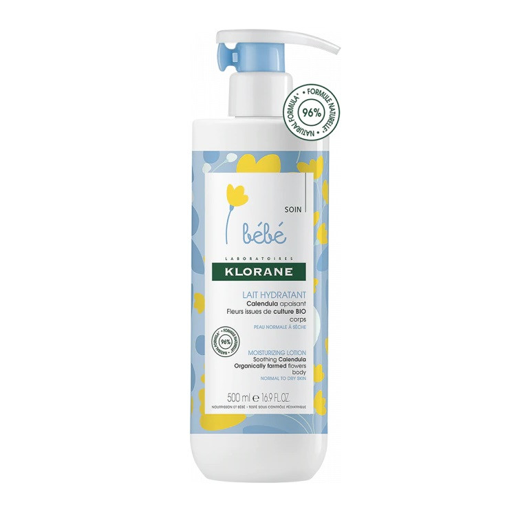 Oferte la Lapte hidratant de masaj pentru copii, Klorane Bebe (Concentratie: Lapte de corp, Gramaj: 500 ml)