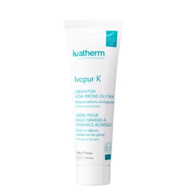 Oferte la Crema pentru ten gras cu tendinta acneica Ivapur K, Ivatherm (Concentratie: Crema, Gramaj: 30 ml)
