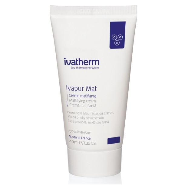 Oferte la Crema matifianta pentru piele sensibila, mixta sau grasa Ivapur Mat, Ivatherm (Concentratie: Crema, Gramaj: 40 ml)