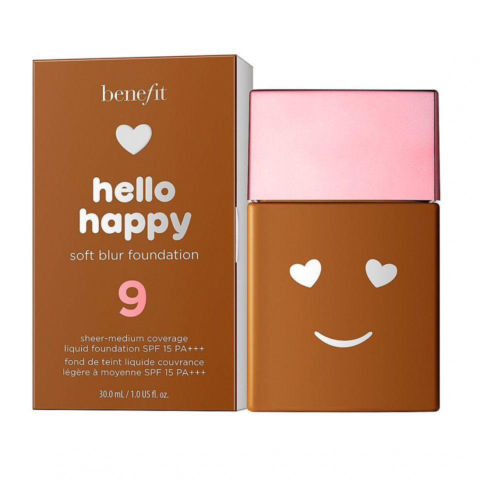 Oferte la Fond de ten matifiant, Benefit, Hello Happy Soft Blur, SPF (Gramaj: 30 ml, Nuanta fond de ten:  09 Deep Neutral)