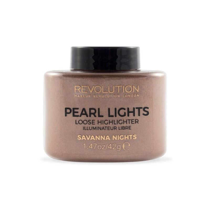 Oferte la Iluminator Pulbere MAKEUP REVOLUTION Pearl Lights Loose Highlighter (Gramaj: 25 g, Concentratie: Iluminator, Culoare produse: Savannah Nights)
