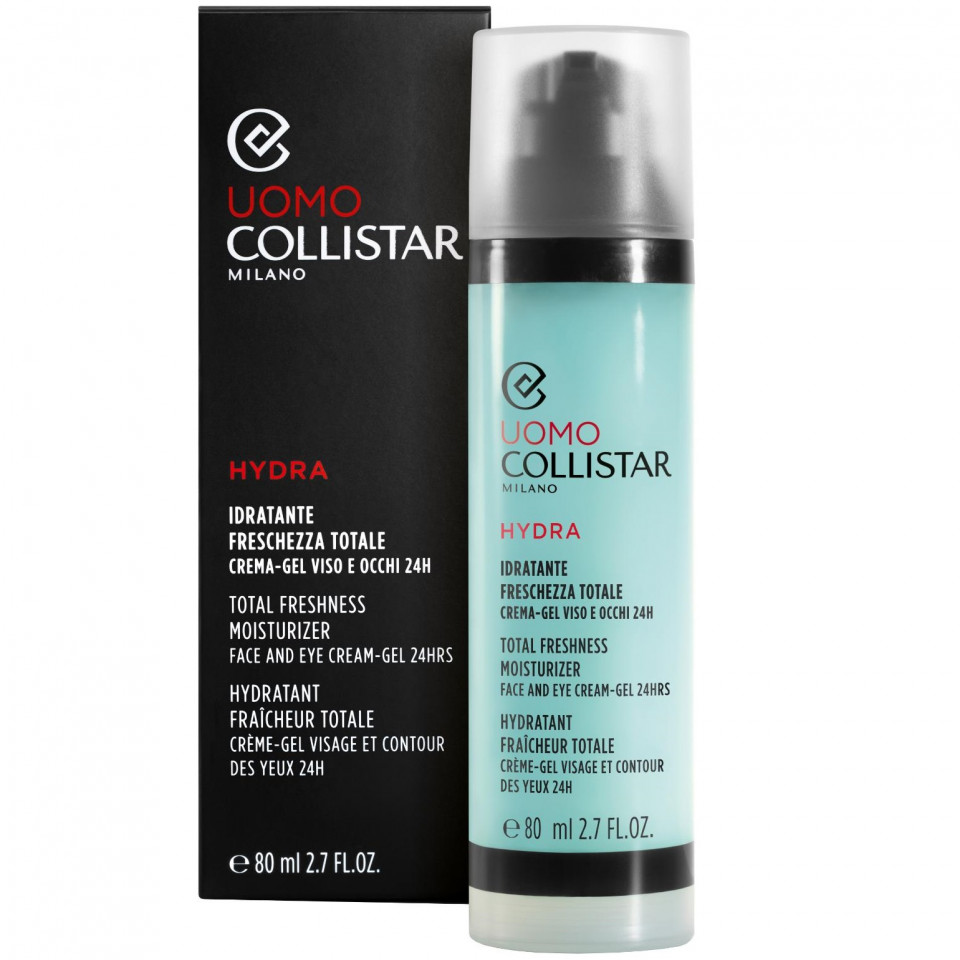 Oferte la Gel crema hidratant pentru barbati Collistar Total Freshness Moisturizer (Gramaj: 80 ml, Concentratie: Gel crema)