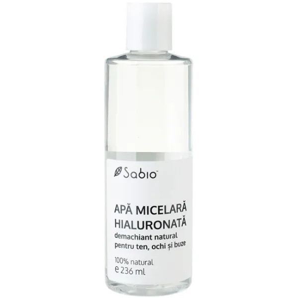 Oferte la Apa micelară hialuronată, Sabio (Gramaj: 236 ml, Concentratie: Apa micelara)